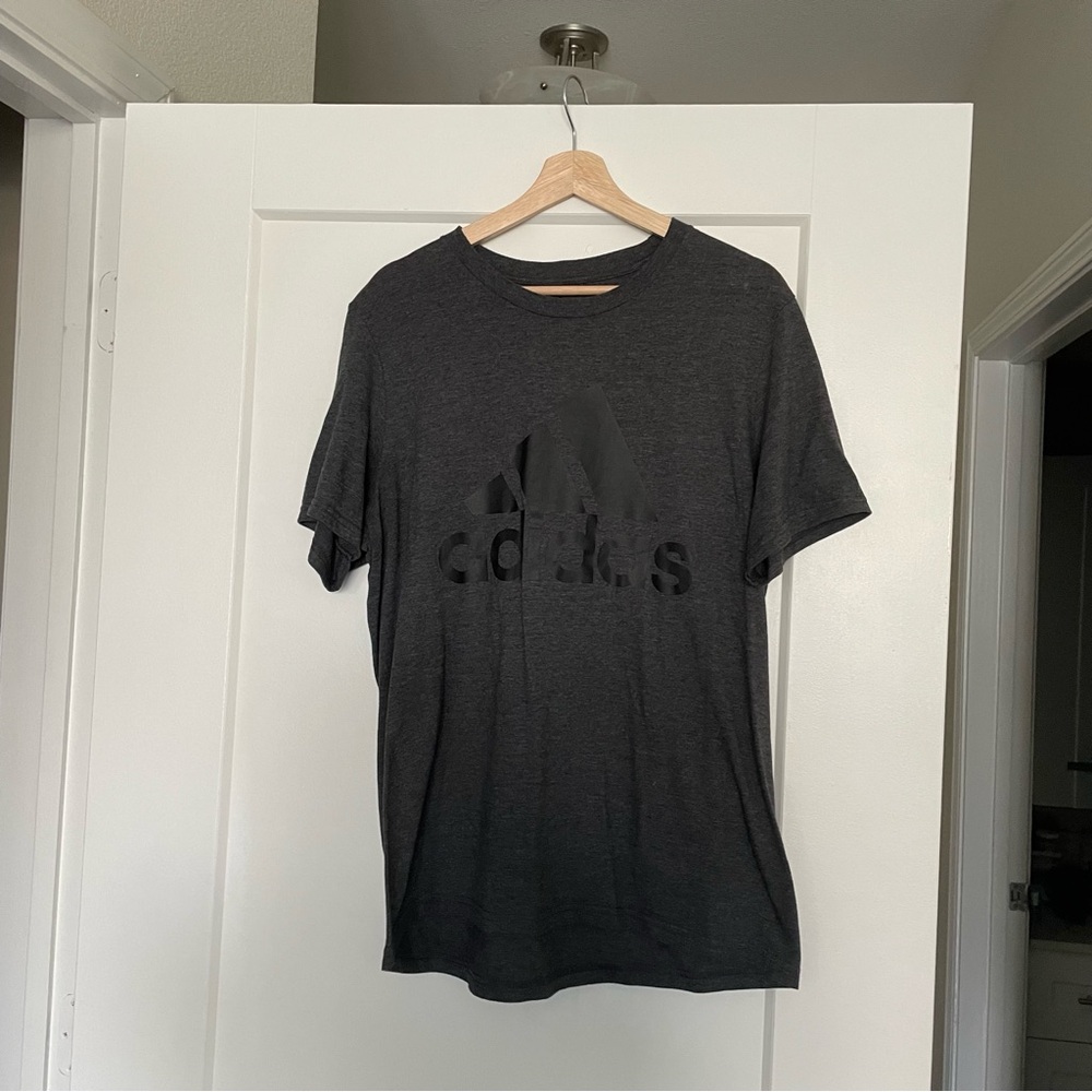 Adidas Black and Grey Amplifier T-Shirt